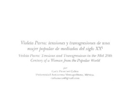 Tensiones y transgresiones de una mujer popular de mediados del siglo 20