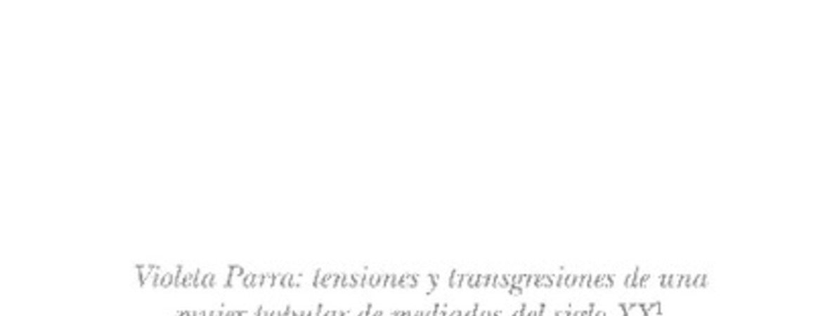 Tensiones y transgresiones de una mujer popular de mediados del siglo 20