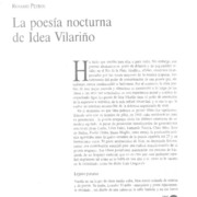 La poesía nocturna de Idea Vilarino