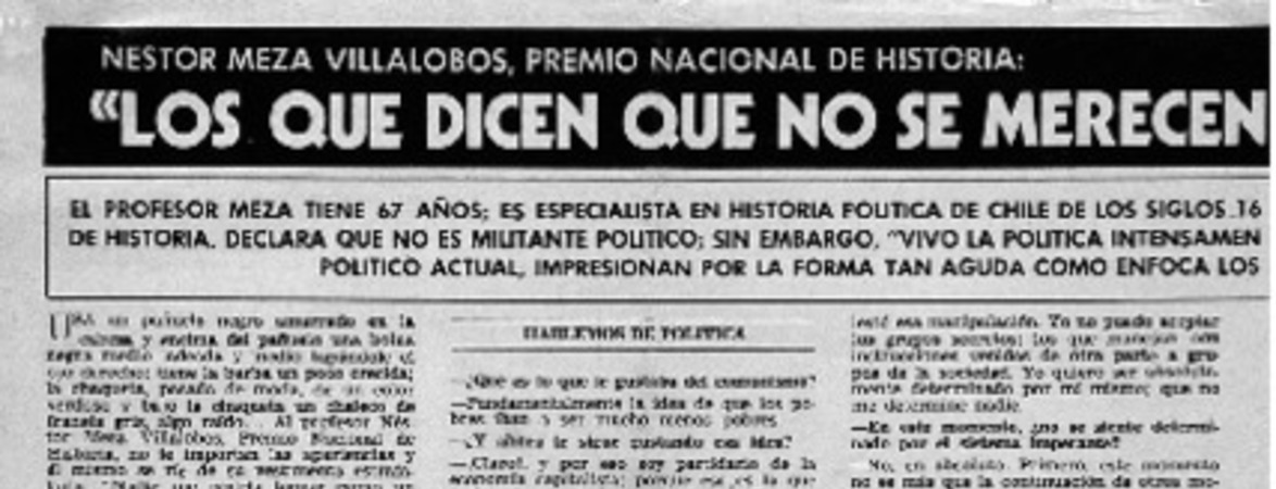 Los que dicen que no se merecen los premios son unos mentirosos": [entrevista]