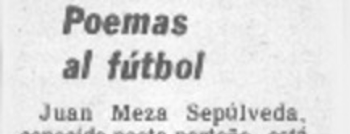 Poemas al fútbol.