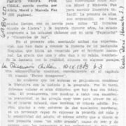 Perico trepa por Chile