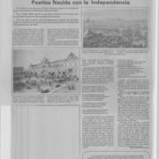 Poetisa nacida con la independencia