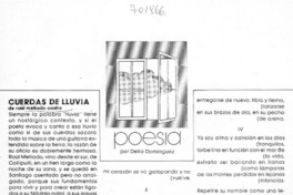 Cuerdas de lluvia