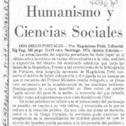 Humanismo y ciencias sociales.