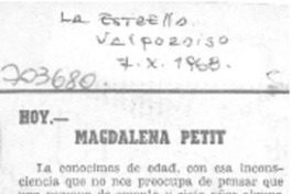 Magdalena Petit.