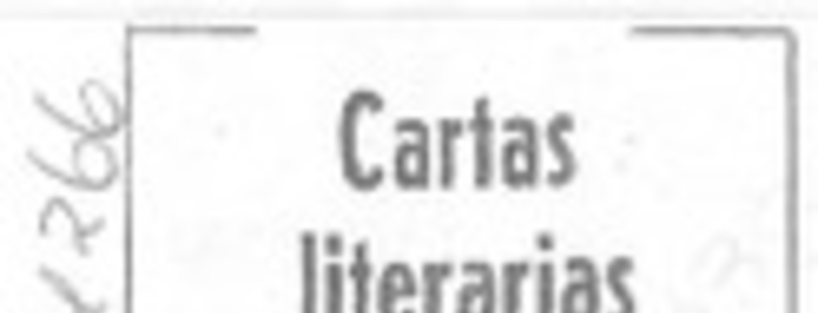 Cartas literarias