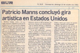 Patricio Manns concluyó gira artística en Estados Unidos