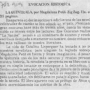 Evocación histórca.