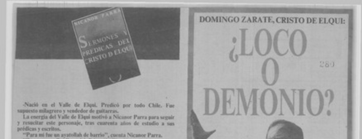 Sermones y prédicas del Cristo de Elqui