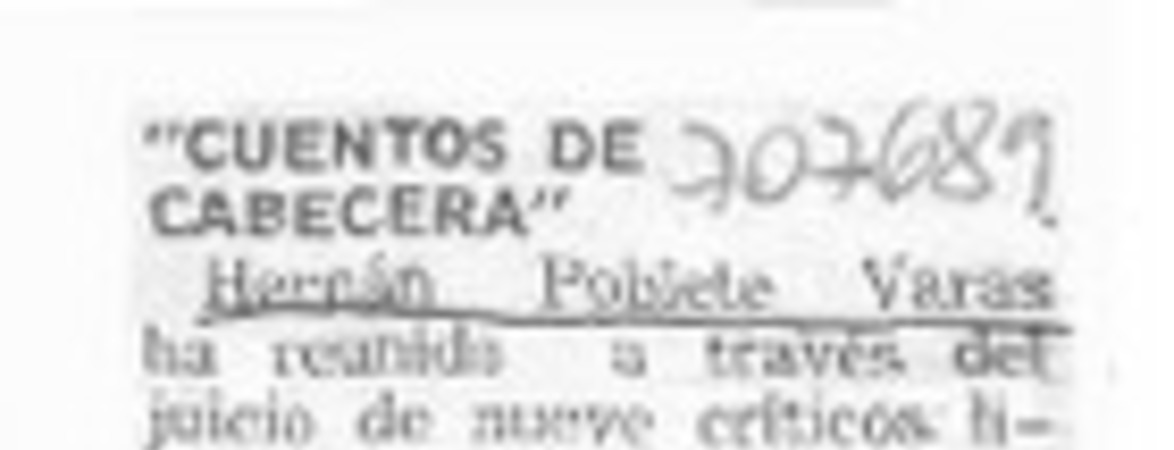 Cuentos de cabecera