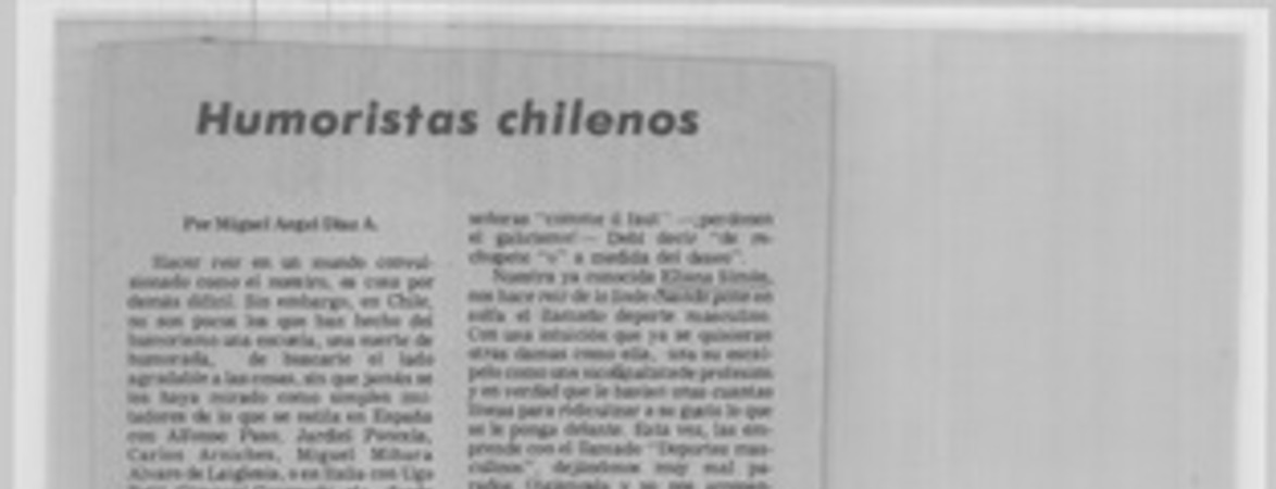 Humoristas chilenos