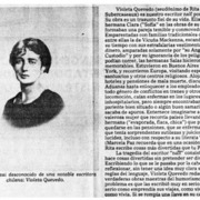 Violeta Quevedo y el angel Custodio.