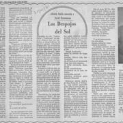 Los despojos del sol
