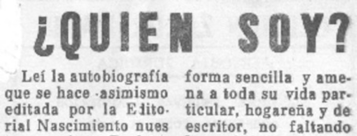 ¿Quién soy?