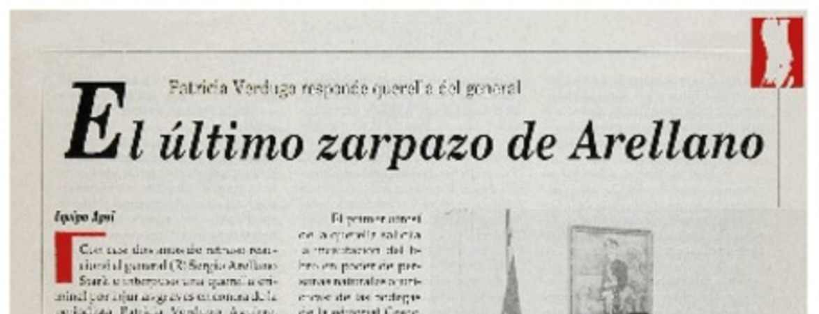 El último zarpazo de Arellano.