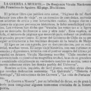 La guerra a muerte.