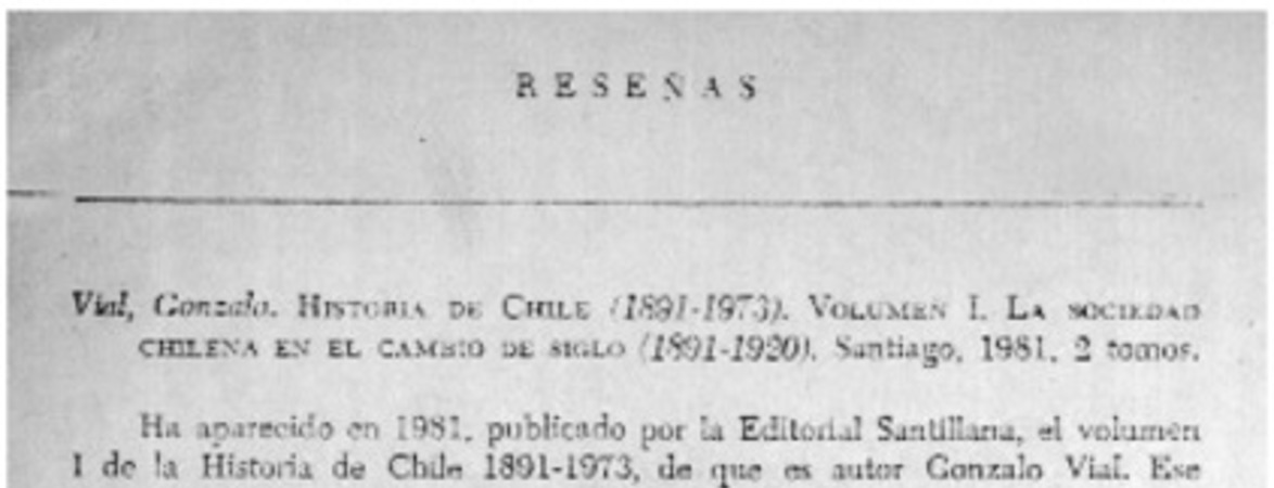 Historia de Chile (1891-1973)