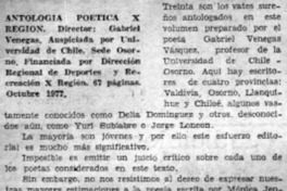 Antología poética X región