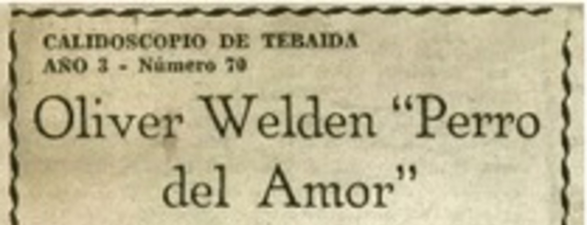 Oliver Welden "perro del amor"