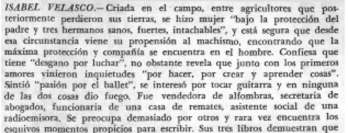 Isabel Velasco