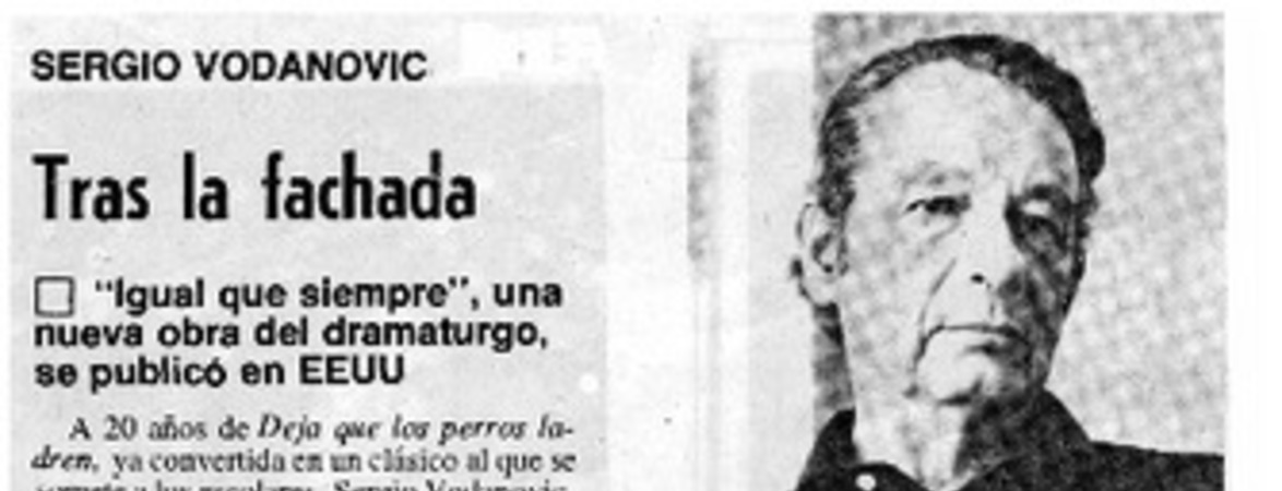Tras la fachada