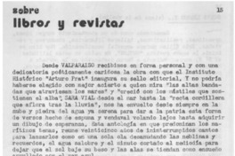 Sobre libros y revistas.