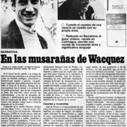 En las musarañas de Wacquez