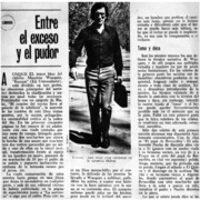 Entre el exceso y el pudor