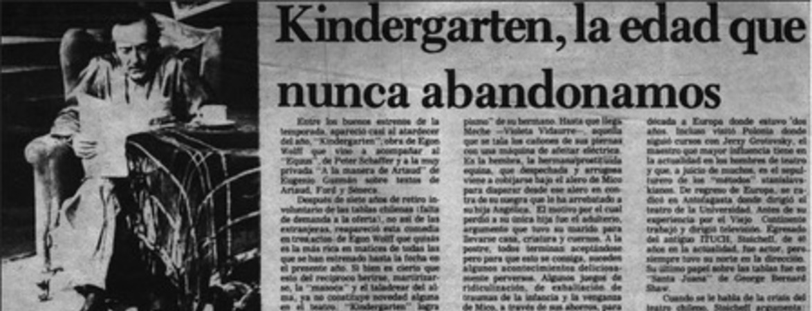 Kindergarten, la edad que nunca abandonamos.