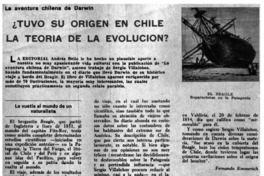 ¿Tuvo su origen en Chile la teoría de la evolución?