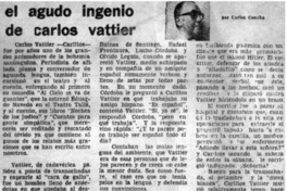 El agudo ingenio de Carlos Vattier