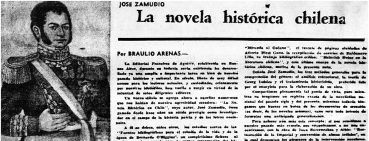 La novela historica chilena
