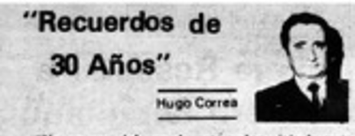 "Recuerdos de 30 años"