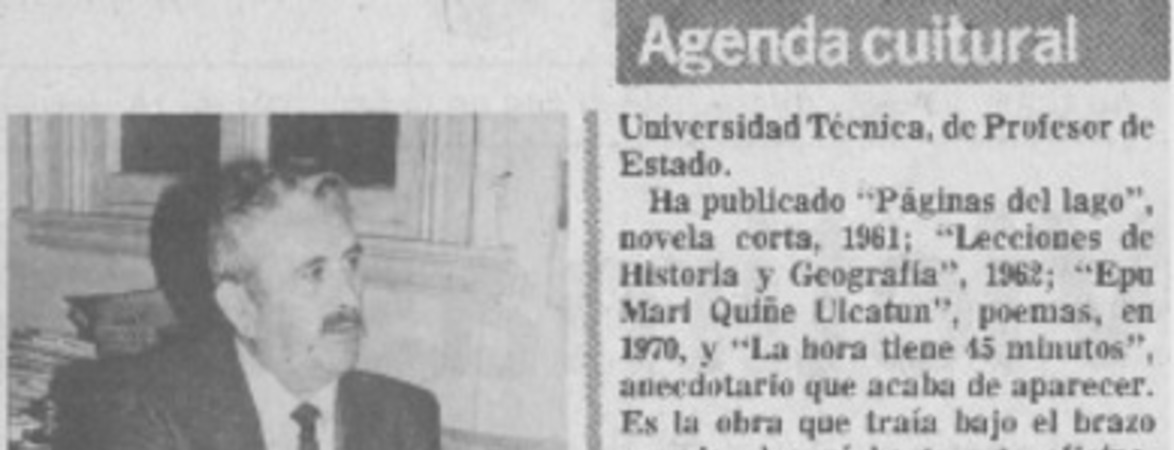La hora tiene 45 minutos".