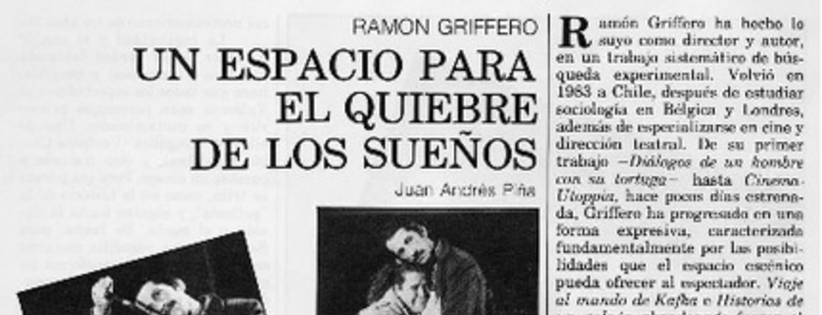 Un espacio para el quiebre de los sueños