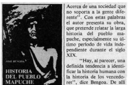 Historia del pueblo mapuche.