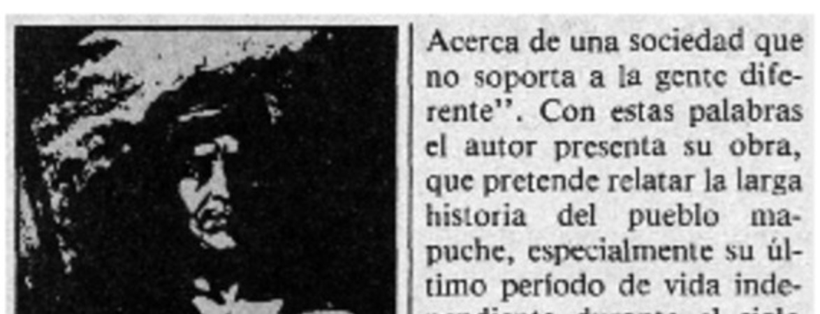 Historia del pueblo mapuche.