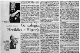 Genealogía, heráldica e historia