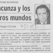 Lacunza y los otros mundos