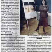 El montale de María Izquierdo es fiel al cuento : [entrevistas]