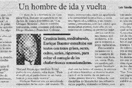 Un hombre de ida y vuelta