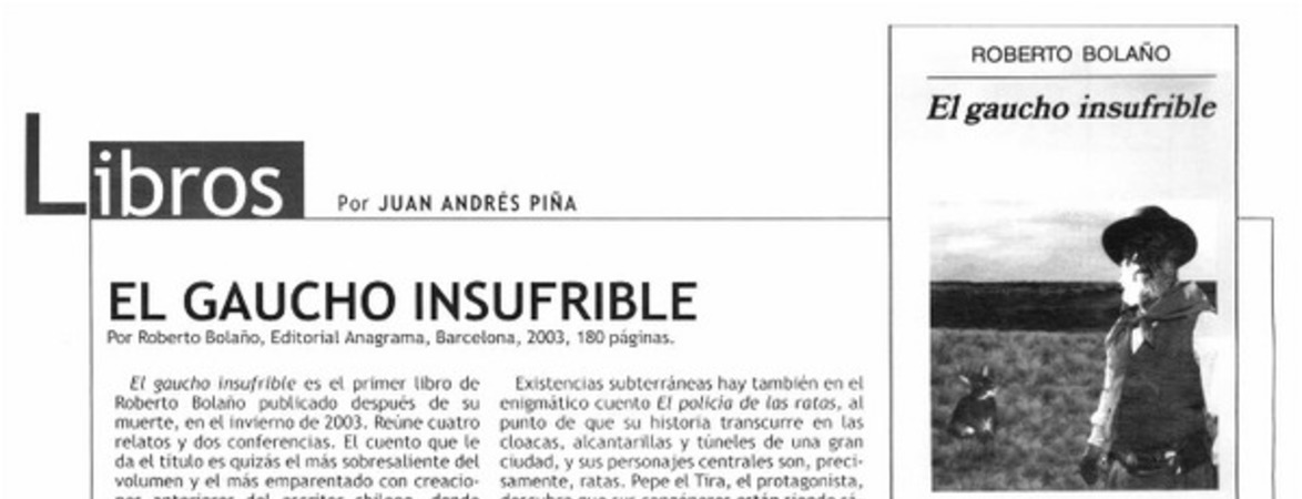 El gaucho insufrible