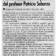 AGECH lanzó libro de poemas del profesor Patricio Sobarzo