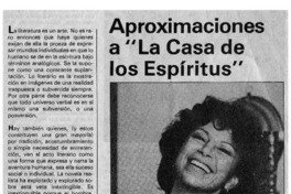 Aproximaciones a "La casa de los espíritus"