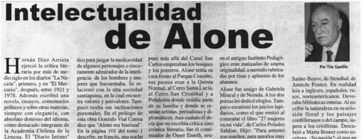 Intelectualidad de Alone