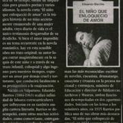 "El niño que enloqueció de amor"