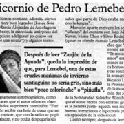 El unicornio de Pedro Lemebel