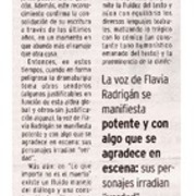 Lo que importa es la dramaturgia