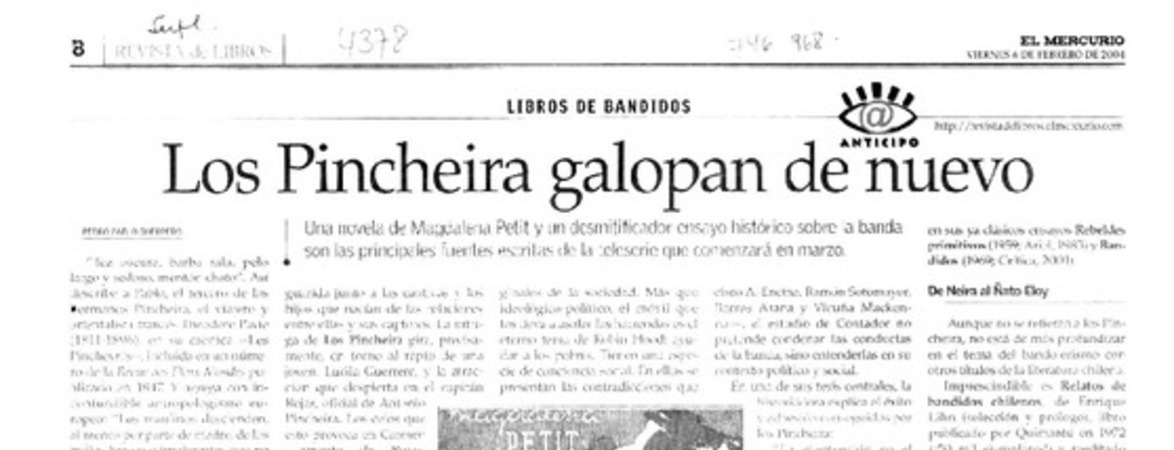 Los Pincheira galopan de nuevo